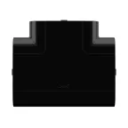 Тройник 110х50мм черный