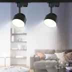 Светильник ттрековый однофазный TR16 GX53 BK под лампу черный ЭРА