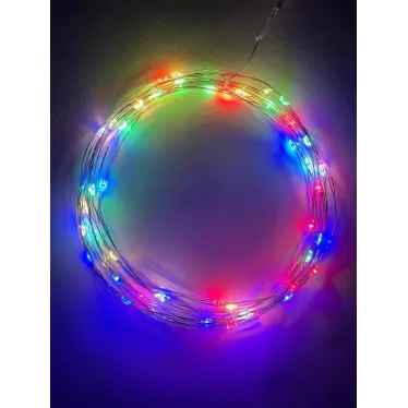 Гирлянда LED Нить 5 м мультиколор, АА ENIN -5NM