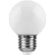 Лампа светодиодная LED 1вт Е27 белый 6400К (шар)