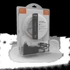 Лента светодиодная LED 2835/60-SMD 6 Вт/м 600 лм/м 3000К DC 12В IP65 8мм комплект лента и драйвер (блистер 5м) Basic Gauss