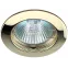 Светильник встраиваемый литой MR16 KL1 GD 12V, 50W золото (100/2100)