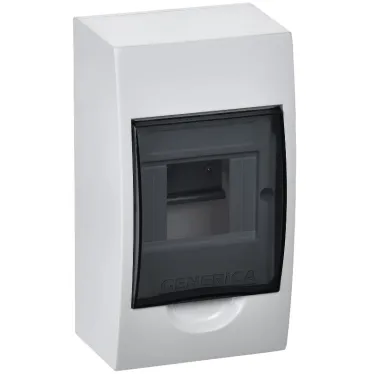 Бокс ЩРН-П-4 модуля навесн. пластик IP41 GENERICA