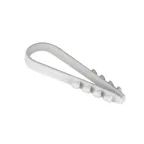 Дюбель-хомут для круглого кабеля 11-18мм нейлон белый Simple (100шт)