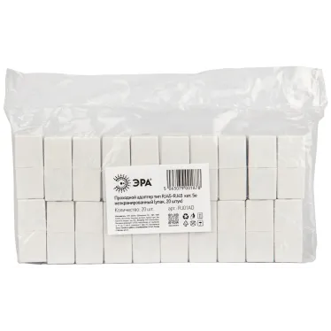 Адаптер проходной тип RJ45-RJ45 категория 5е неэкранированный упаковка 20 штук