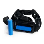 Фонарь светодиодный налобный аккумуляторный ZOOM 5w 2х18650 IP44 пластик алюминий