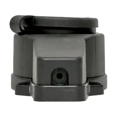 Розетка четырехместная с защит. крышками каучуковая 230В 2P+PE 16A IP44 PROxima