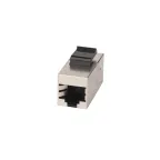 Проходной адаптер формата Keystone RJ45-RJ45 (8p8c) категория 5е экранированный WRline