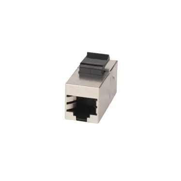 Проходной адаптер формата Keystone RJ45-RJ45 (8p8c) категория 5е экранированный WRline