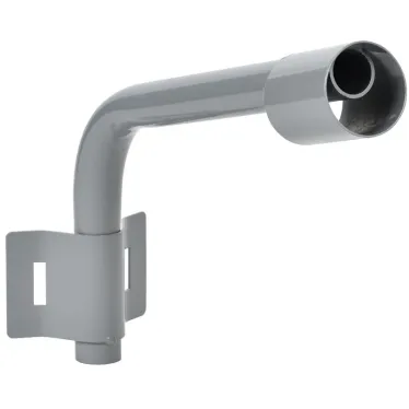 LIGHTING Кронштейн КР-1 D-60мм L-350мм под монтажную ленту 1 хомут серый IEK