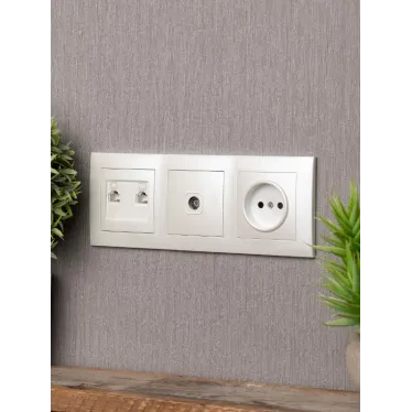 Валенсия Рамка 3-местная жемчуг