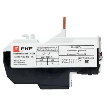 Реле тепловое РТЭ-1306 1-1.6А