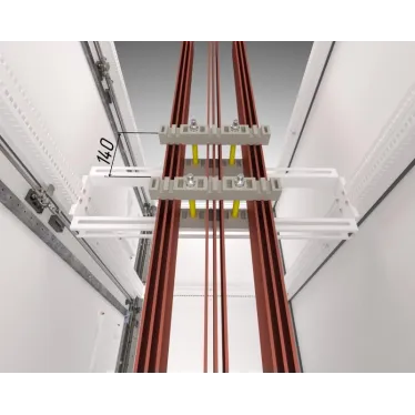 Кронштейн для шинодержателя плоских шин FORT для корпуса глубиной 400 PROxima