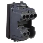 Avanti Кнопка модульная, , Черный матовый, 1 модуль