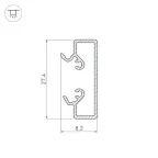 Основание ALU-BASE-2000 Small (металл)