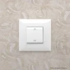 Avanti Выключатель одноклавишный, в стену Белое облако