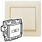 VALENA Выключатель карточный стандартный 10А слоновая кость
