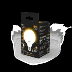 Лампа светодиодная LED 16 Вт 1480 лм 3000К шар G95 теплый E27 AC 220В Black Gauss