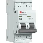 Автоматический выключатель ВА 47-63N 2P 2А (B) 6кА PROXIMA