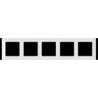 Valena LIFE Рамка 5 постов жемчуг универсальная