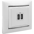 VALENA Рамка 1 пост жемчужная