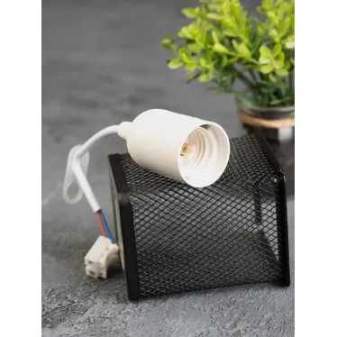 Патрон Е27 подвесной с клеммной колодкой пластик белый PROxima