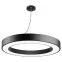 Светильник LED Geometria Ring SPO-134-B-40K-056 56Вт 4000К 4200Лм IP40 800х80 черный подвесной драйвер внутри