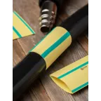 Трубка термоусаживаемая ТУТ нг 50/25 жел-зел рулон PROxima