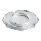 Светильник потолочный встраиваемый со светодиодной подсветкой 15LED*2835 SMD 4000K, MR16 50W G5.3, белый, хром, CD8120 с др-ром в/компл | 41909 | FERO