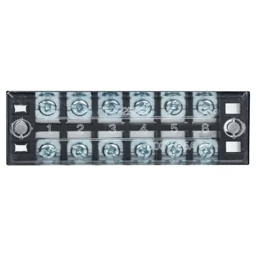 Терминал клеммный TB-2506 до 2.5мм2 25A 6 клеммных пар