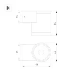 Светильник LGD-GELIOS-4TR-R67-20W Warm3000 (WH, 20-60 deg, 230V, DALI) (Arlight, IP20 Металл, 3 года) | 032935 | Arlight