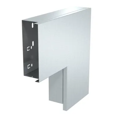 Плоский угол с крышкой кабельного канала LKM 60x150 мм (сталь)