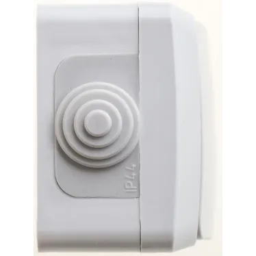 ЭТЮД Выключатель одноклавишный наружный IP44 серый