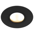 Cветильник встраиваемый алюминиевый KL83 BK MR16/GU5.3 черный
