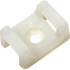 Площадка ПМ 22х16х4мм под винт белая (100шт)