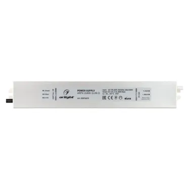 Блок питания ARPV-24080-SLIM-D (24V, 3.3A, 80W) (ARL, IP67 Металл, 3 года)