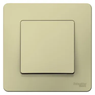 BLANCA С/У 1-клавишный ВЫКЛЮЧАТЕЛЬ (cх.1), 10А, 250B, БЕЖЕВЫЙ