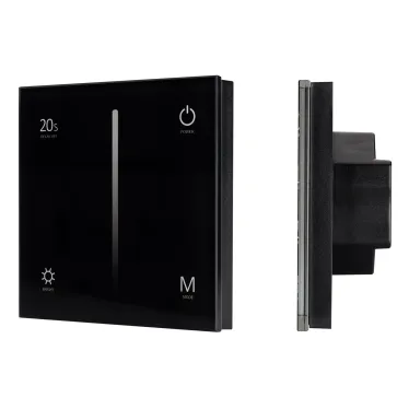 Панель Sens SMART-P42-DIM Black (230V, 0/1-10V) | 028113 | Arlight