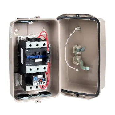 Пускатель в корпусе IP65 КМЭ 95А 230В с РТЭ и индикатором PROxima