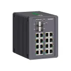                  Промышленный управляемый коммутатор, 4х100Base-FX, 1000Base-X SFP слота, 16х10/100/1000Base-T(X) портов RJ45, консольный порт Mini USB, поддержка PROFINET, 24-48В DC (18-72В DC), с резервированием
               