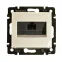 VALENA Розетка компьютерная RJ45 категория 6 1 выход UTP слоновая кость на захватах