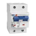 Выключатель автоматический двухполюсный 125А C 8кА OptiDin BM125-2C125-8ln-УХЛ3