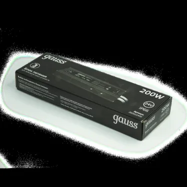 Блок питания для светодиодной ленты 200 Вт AC 100-264В Uвых 24В IP66 249х72х33мм Black Gauss