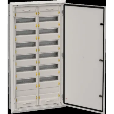 TITAN 5 Корпус металлический ЩРв-168 (2х84) 1130х625х130мм IP31 серый (одна дверь)