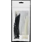 Набор хомутов 2,5х150 (25б. 25ч) (50шт/упак)