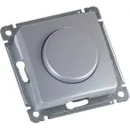 MASTER Светорегулятор (диммер) скрытой установки, в рамку, серебро