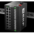 Коммутатор промышленный неуправляемый U-8GX/SFP-16GT, 8 портов 1000Base-X SFP, 16 портов 10/100/1000Base-T(X) RJ45, монтаж на динрейку TSX EKF