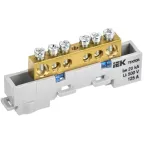 TEKFOR Шина N ноль неизолированная на универсальном держателе 8х12-6-С IEK