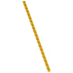 Duplix Буквы маркировочные (-) черное/желтое (600шт)