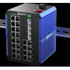 Коммутатор промышленный неуправляемый U-4GX/SFP-24GTP, 4 порта 1000Base-X SFP, 24 порта 10/100/1000Base-T(X) RJ45 c PoE, монтаж на динрейку TSX EKF